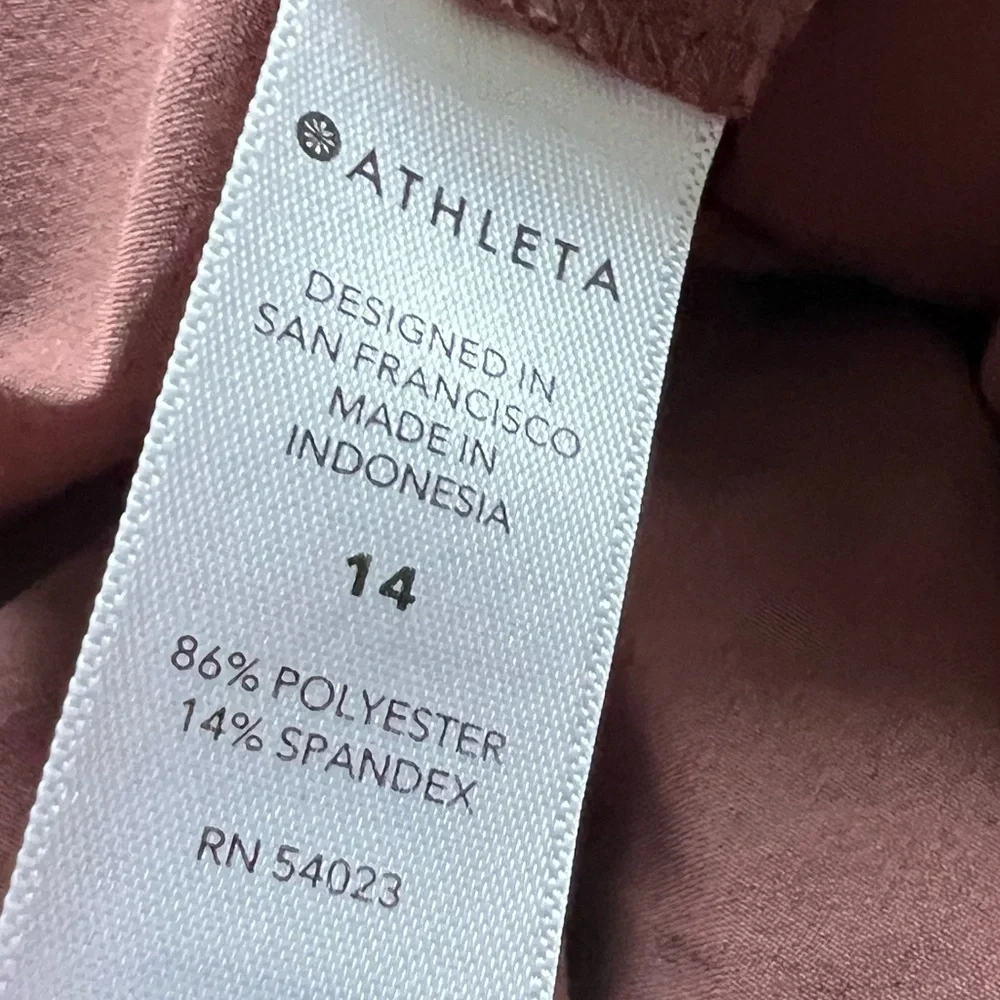 Athleta Skyline Pant II Hearth Rose Activewear Casual Women’s 14